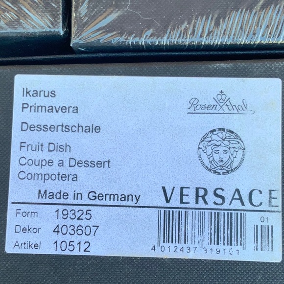 ✨HP🎉6 Versace Primavera Fruit Cups NIB🌟 - Picture 3 of 8